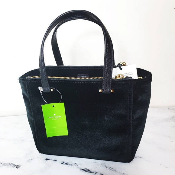 Kate Spade Dawn Place Mini Velvet Kona Handbag - Picture 4 of 6
